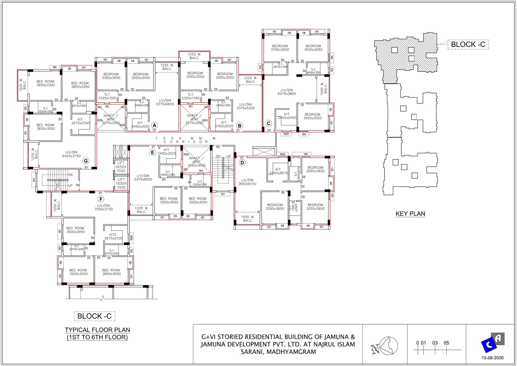 Block C Typical Floor Plan